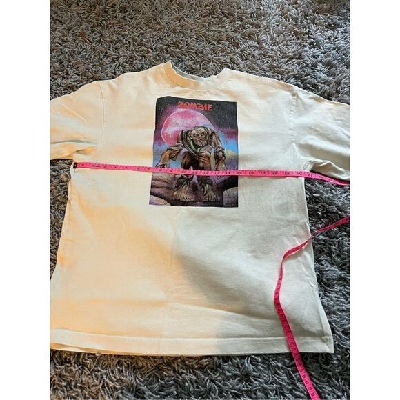 100% Authentic ACNE STUDIOS Beige Monster in My Pocket Edition 'Zombie' T-Shirt - Picture 5 of 14